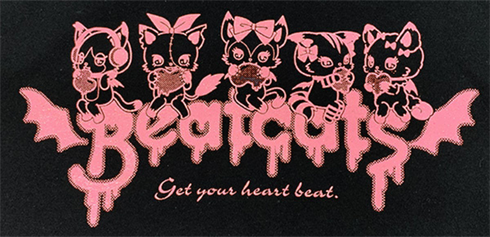 BeatcatsTシャツ②(ブラック)　Logo 商品画像02