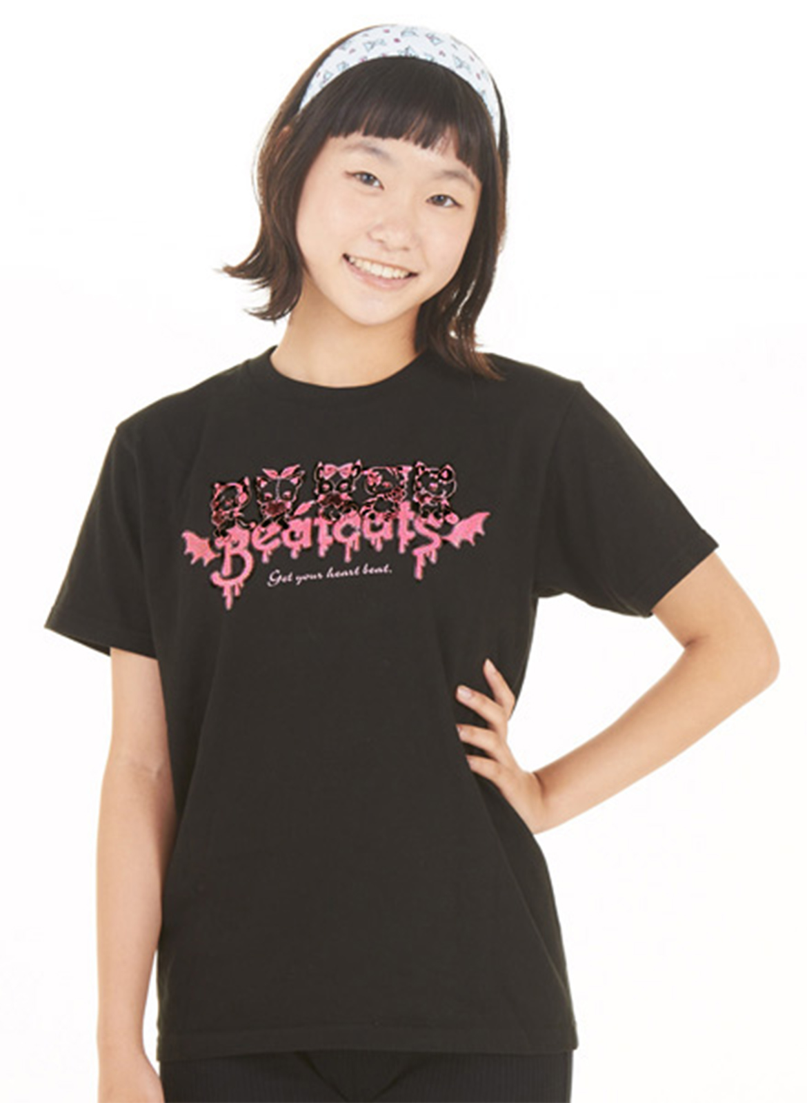 BeatcatsTシャツ②(ブラック)　Logo 商品画像05