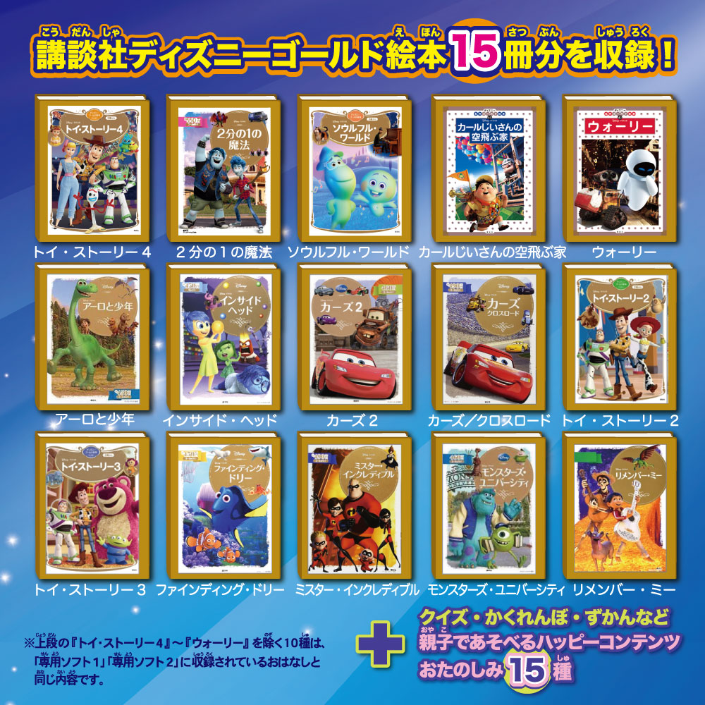 ディズニー&ピクサーキャラクターズ ドリームスイッチ専用ソフト ピクサーキャラクターズ 商品画像01