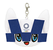 東京2020 オリンピックマスコット ミライトワ リール付ぬいぐるみパスケース